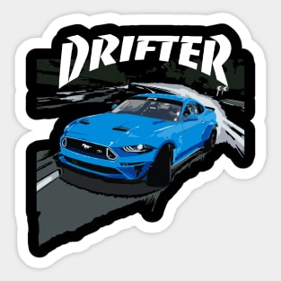 Drifter - Drift Mustang Grabber Blue RTR Sticker